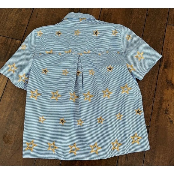 Madewell Women’s Star Embroidered‎ Shirt XXS - Picture 3 of 8